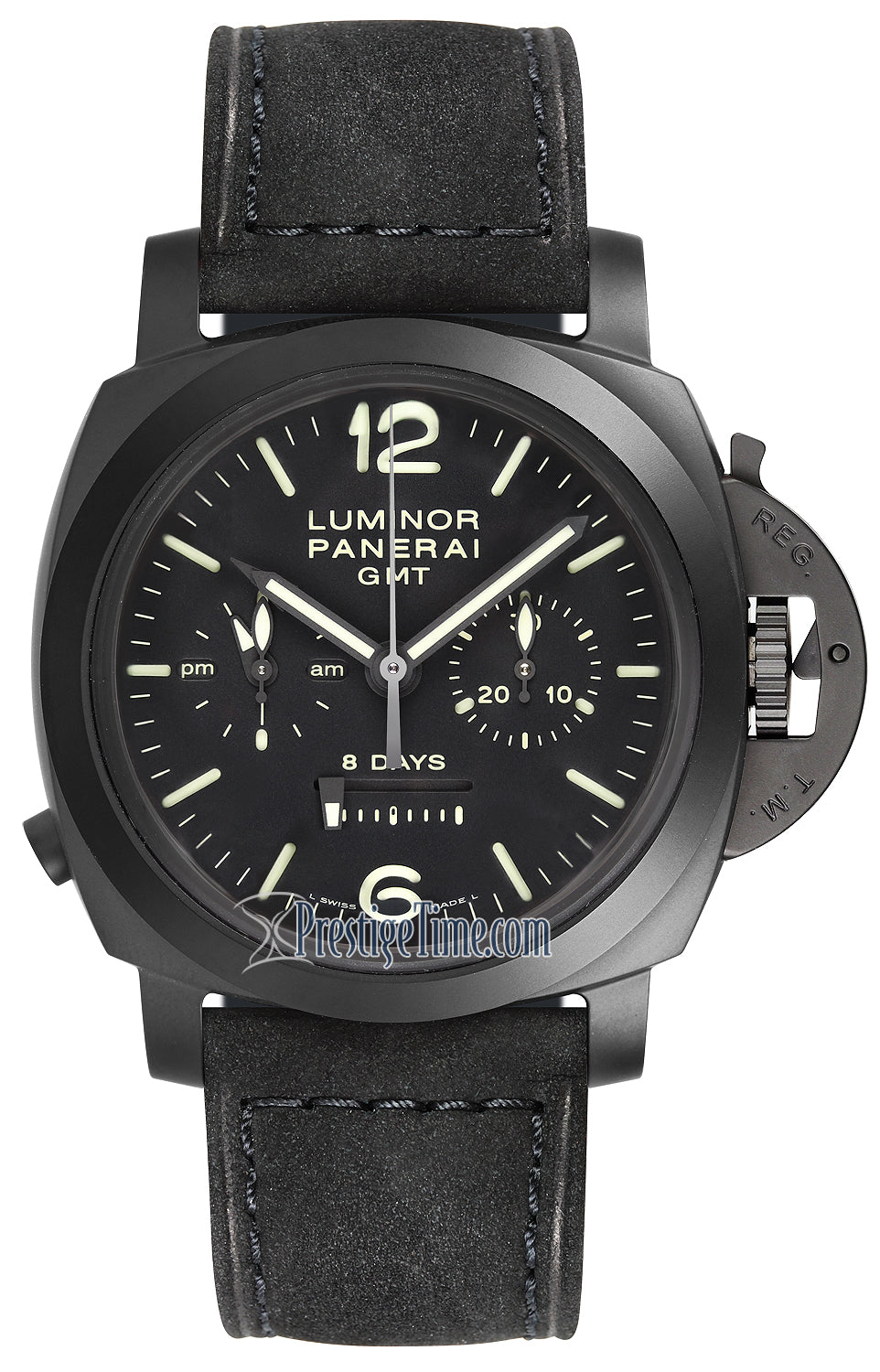 Panerai Luminor 1950 8 Days GMT Monopulsante Chrono pam00317