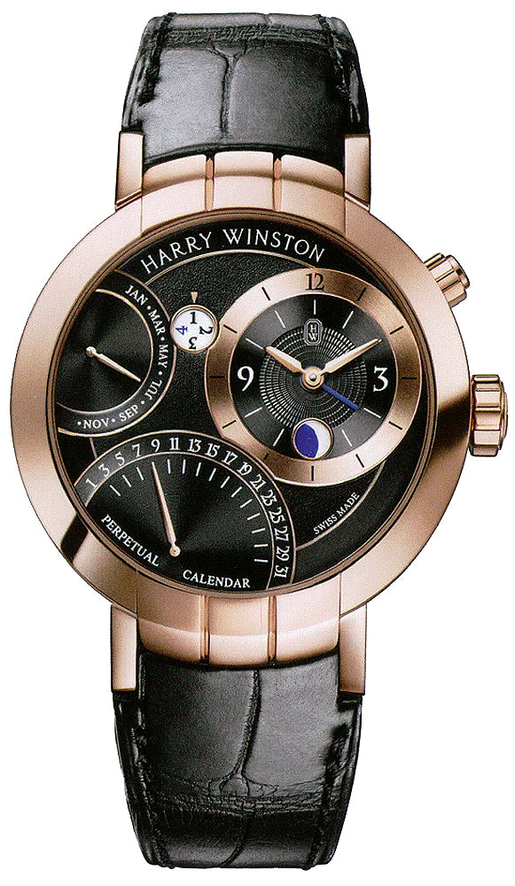 Harry Winston Premier Excenter Perpetual Calendar 41mm prnapc41rr001