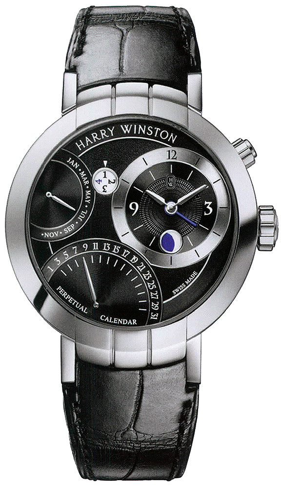 Harry Winston Premier Excenter Perpetual Calendar 41mm prnapc41ww001