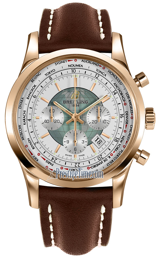 Breitling Transocean Chronograph Unitime rb0510uo/a733-2lt