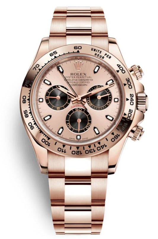 Rolex Cosmograph Daytona Everose Gold 116505 Pink and Black Index